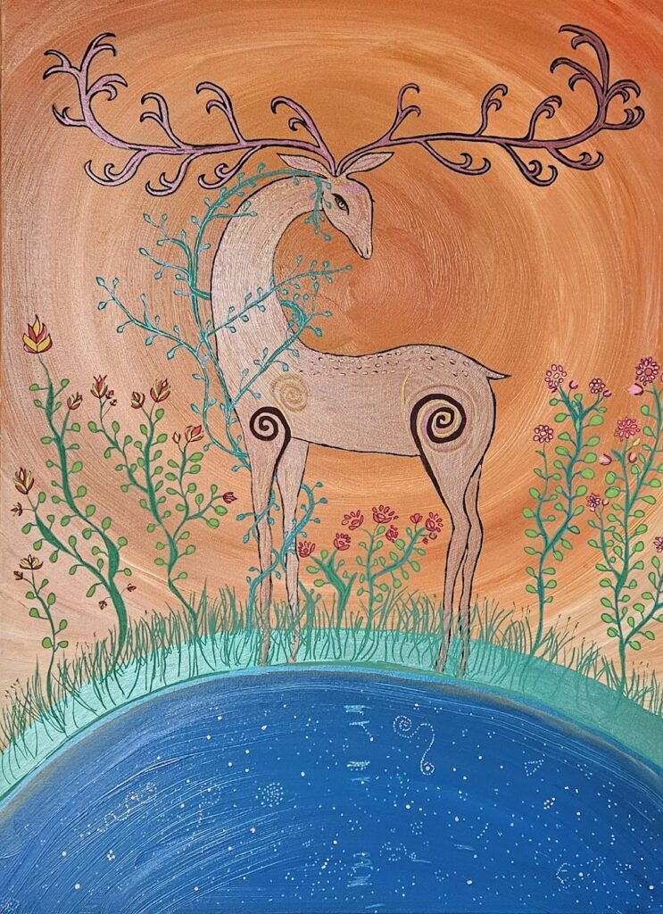 Som et åndedyr, en stjernetåge, kloder på rejse i universet…  er vi alle… Det du ser, er det du er.